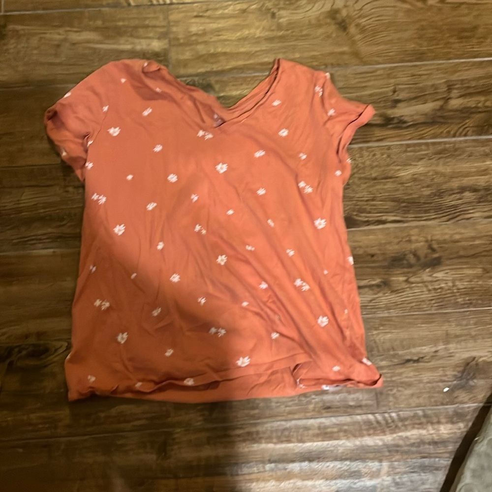 Orange shirt
